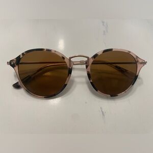 Quince Ryder Round Tortoiseshell Frame Sunglasses with Brown Polarized Lenses